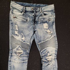 Mens Dope Distressed Jeans